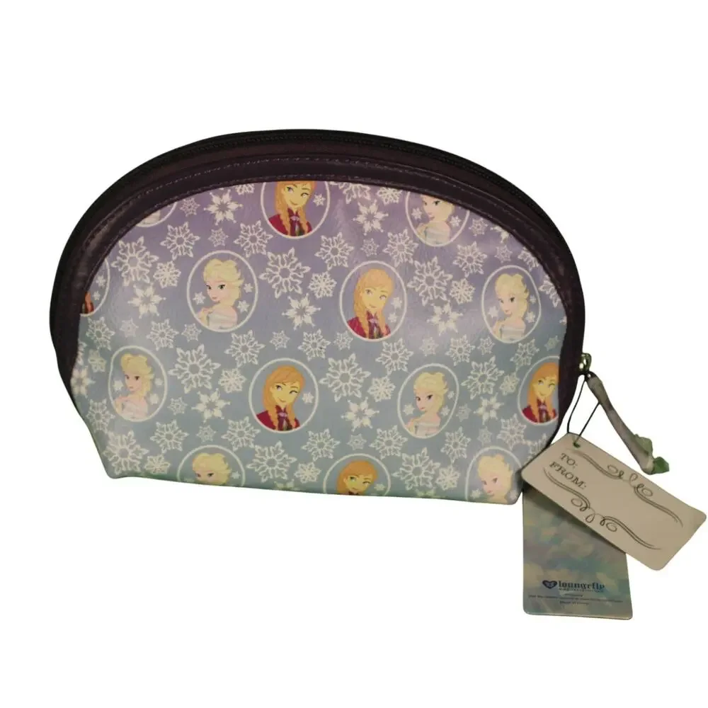 Loungefly Frozen Heart Logo Makeup Bag 2014 NWT VHTF